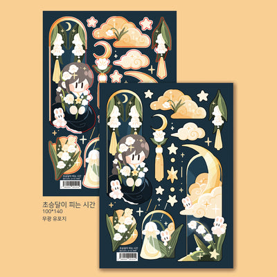 [Studio Arvie] When Moon Blooms Series Sticker Sheet