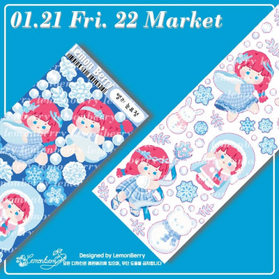[Lemonberry] Snow Angel Sticker Sheet
