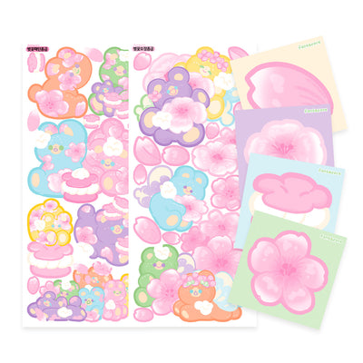 [Fantafore] Cherry Blossom Zom-bear Sticker Pack