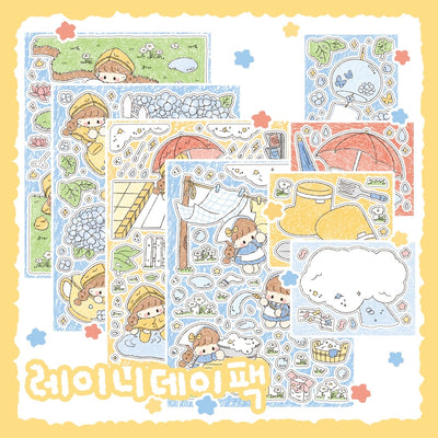 [Danchoo] Rainy Day Sticker Pack (Pack/Singles)