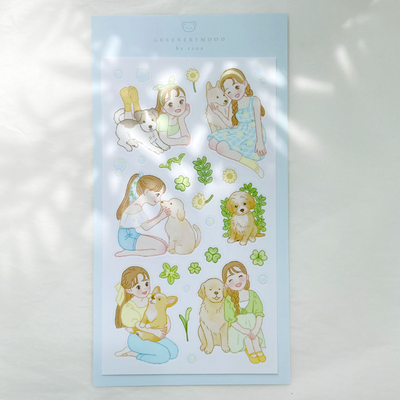 [by.rana] Greenery Mood Sticker Sheet