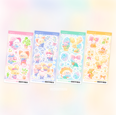 [Gowoongrim] Flower Fairy Sticker Pack (Pack/Single)