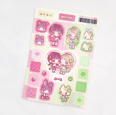 [Maxxie Club] Patchwork Sticker Sheet - Mini Mini
