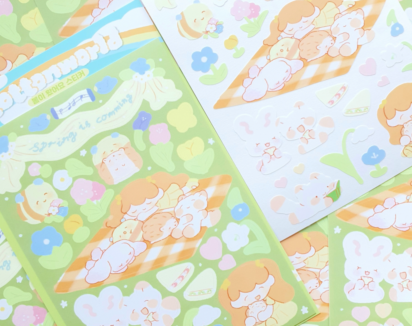 [Cotton World] Spring is Here Sticker Sheet