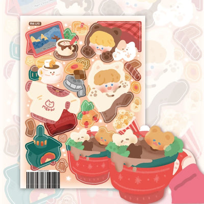 [Poku Poku Studio] 2023 Christmas Sticker Pack