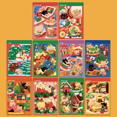 [Poku Poku Studio] 2022 Christmas Sticker Book