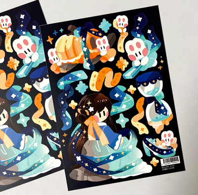 [Studio Arvie] Asian-style Fairytale Series Sticker Sheets (options)