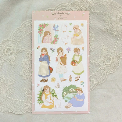 [by.rana] May's Lovely Days Sticker Sheet