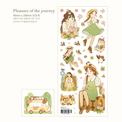 [by.rana] Pleasure of the Journey Big Seal Sticker Sheet