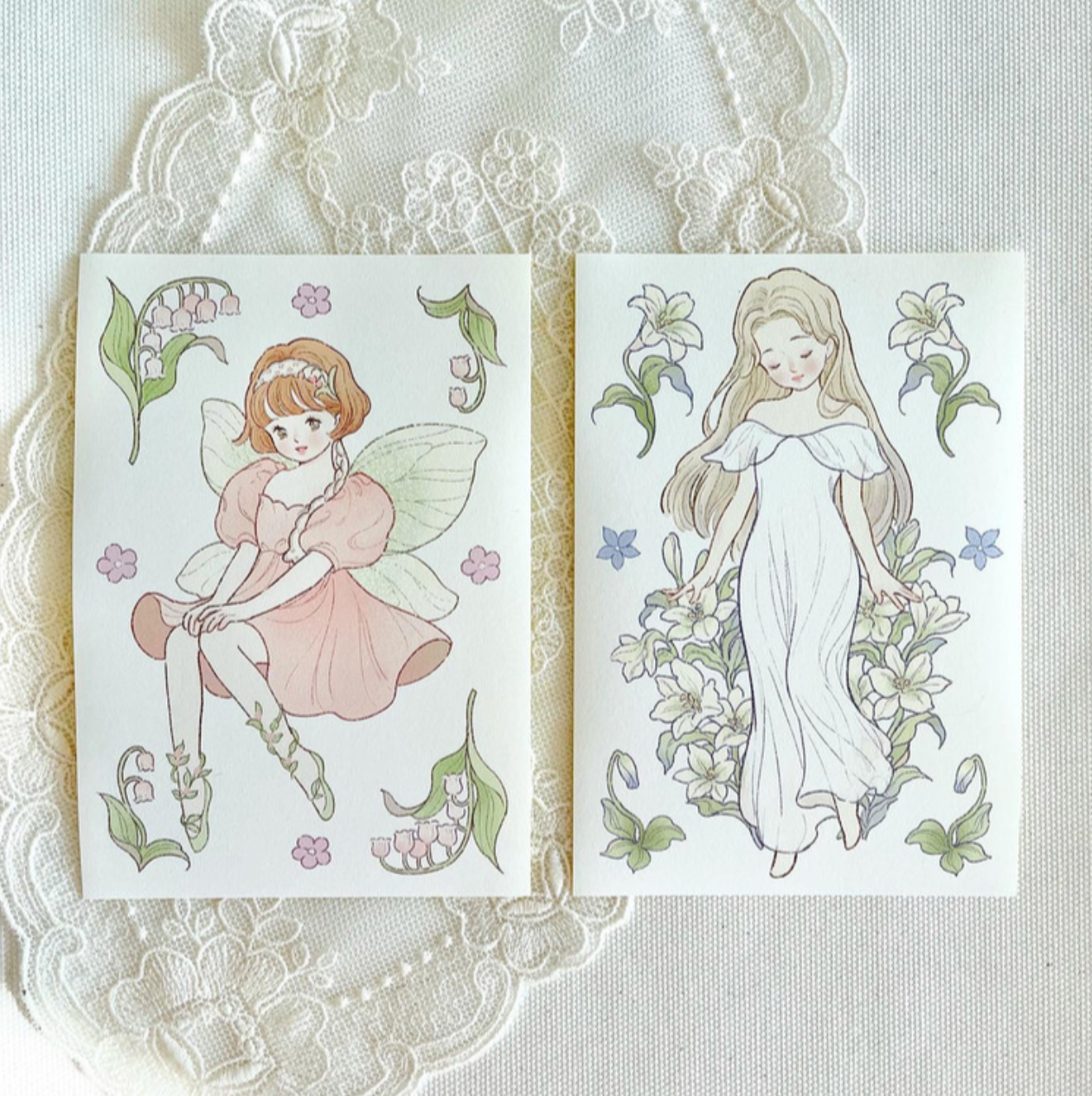 [by.rana] Fairy Series (Self-cut Stickers)