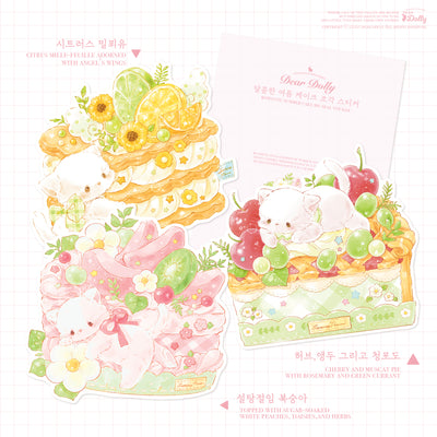[DD46] Dear Dolly 'Cake' Sticker Flakes (options)