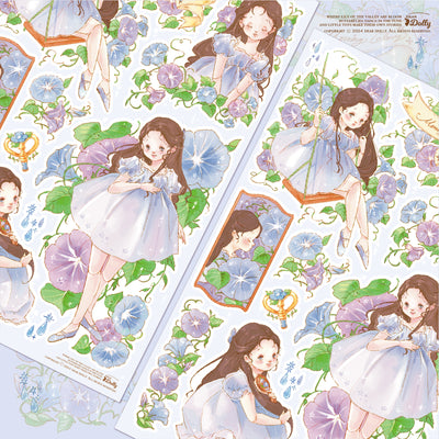 [DD40] Dear Dolly 'Morning Glory Doll' Sticker Sheet