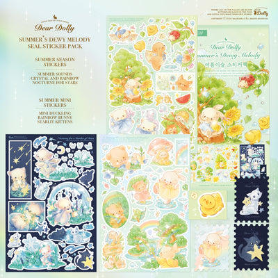[DD49] Dear Dolly 'Summer's Dewy Melody' Sticker Pack (Pack/Singles)