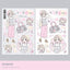 [CB10] NEW Cute Bus 'Keyring Rich' Sticker Sheet