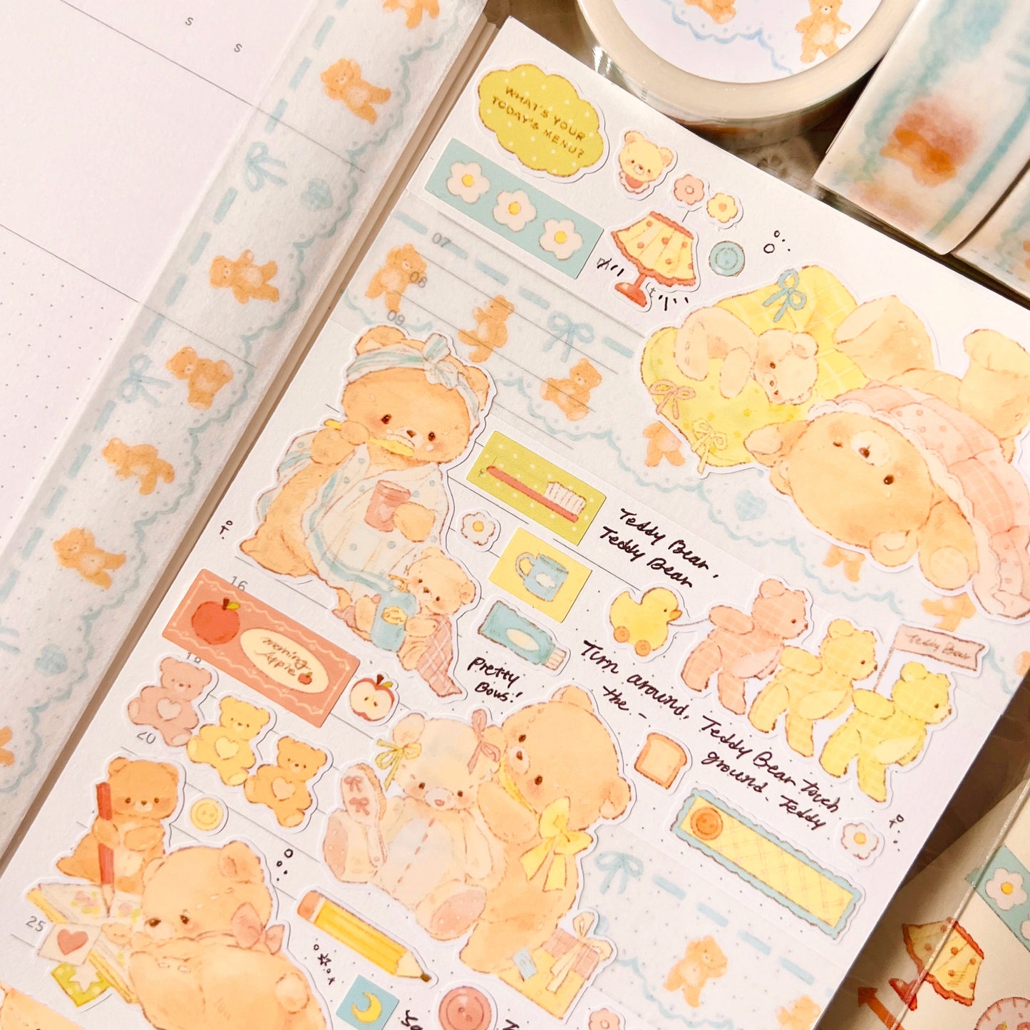 [DD36] NEW Dear Dolly 'Bebe Dolly' Masking Tape 20mm x 10m (options)