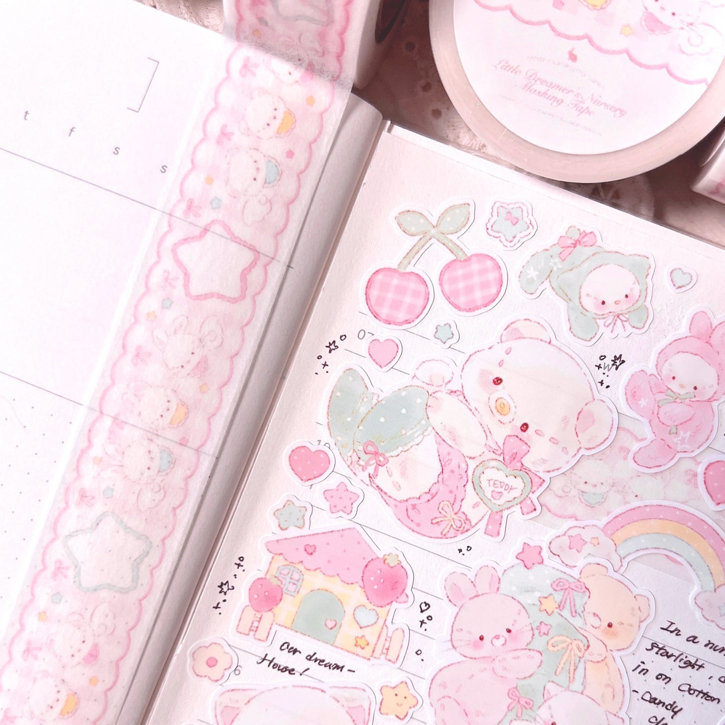 [DD36] NEW Dear Dolly 'Bebe Dolly' Masking Tape 20mm x 10m (options)