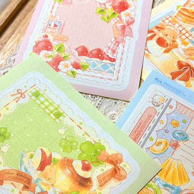 [DD31] NEW Dear Dolly 'A Spoonful of Sugar' Memo Sticker Paper Sticker Sheet Set