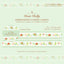 [DD48] NEW Dear Dolly 'Summer's Dewy Melody' Masking Tapes (Set/Singles)