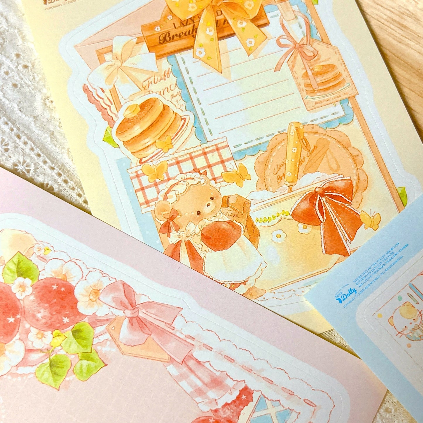 [DD31] Dear Dolly 'A Spoonful of Sugar' Memo Sticker Paper Sticker Sheet Set
