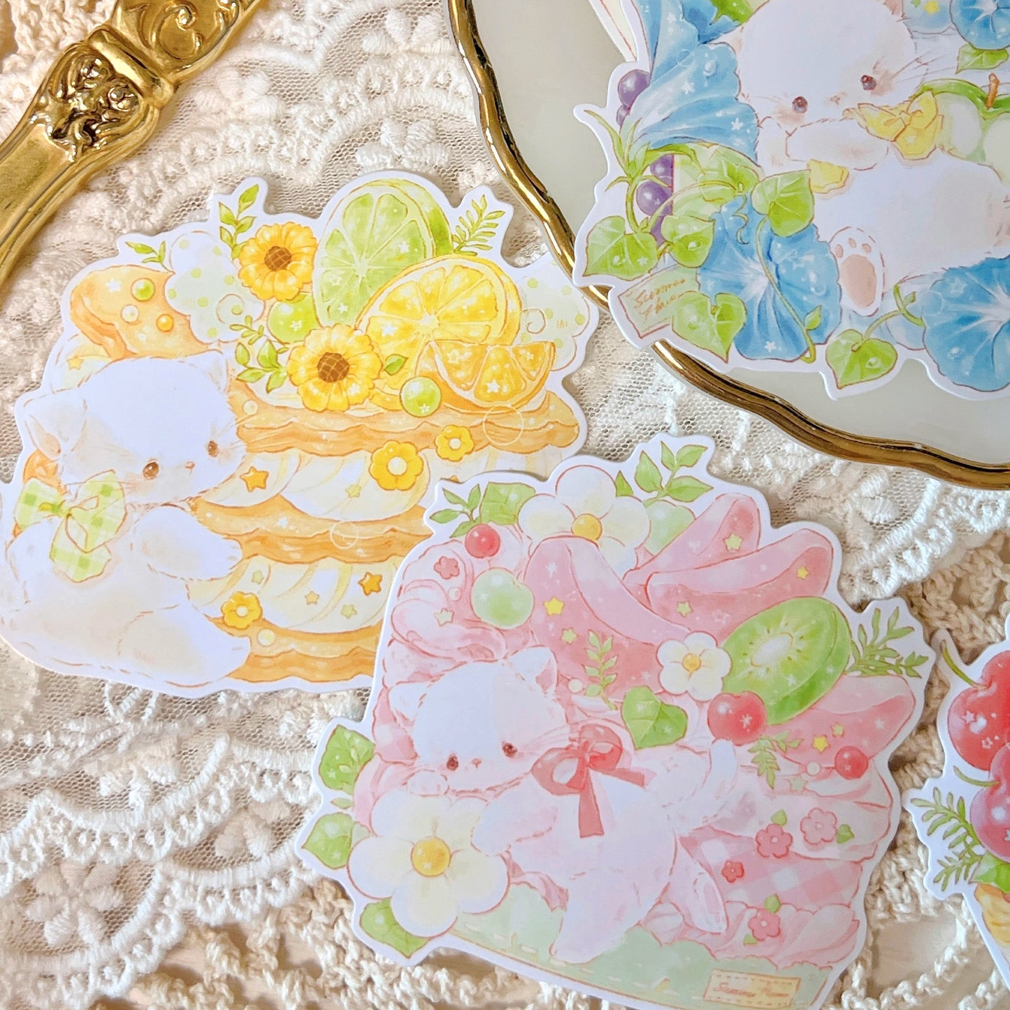 [DD46] Dear Dolly 'Cake' Sticker Flakes (options)