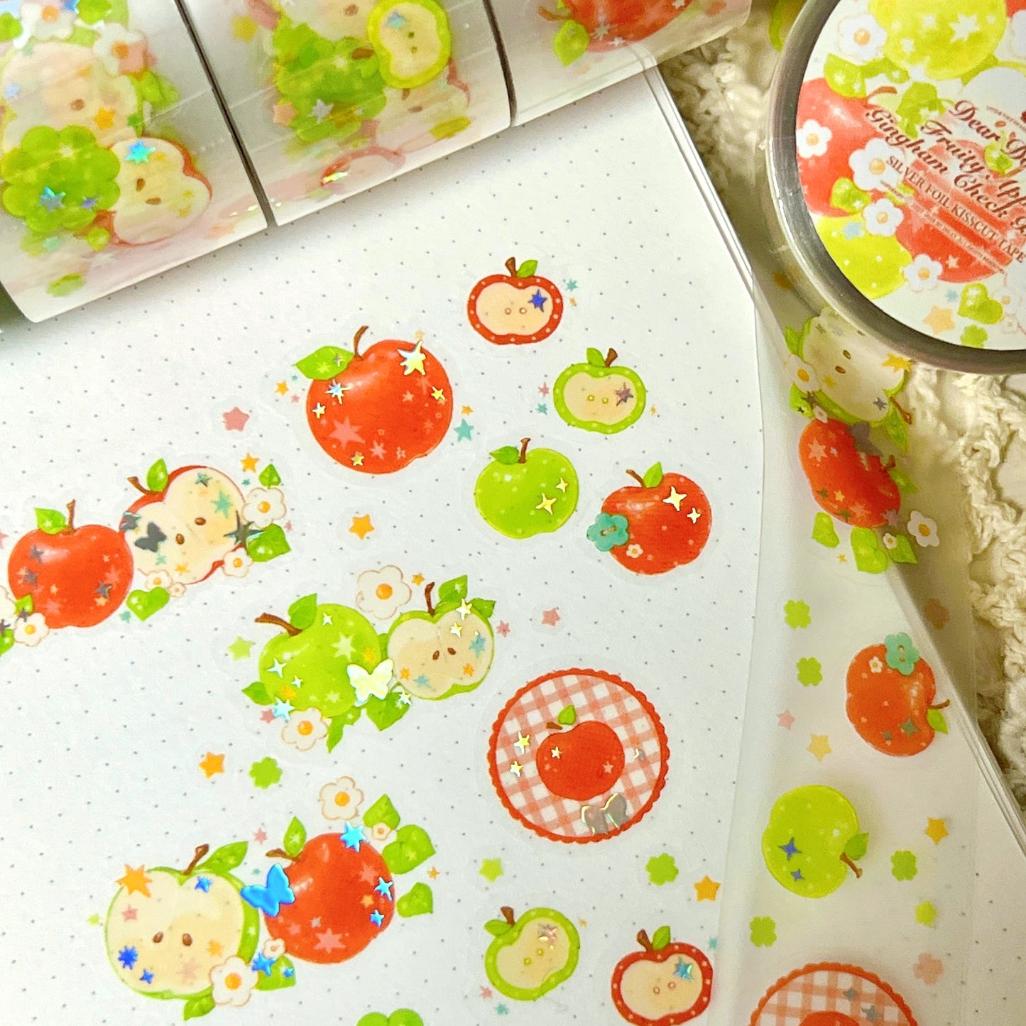 [DD47] Dear Dolly 'Summer's Dewy Melody' Kisscut Masking Tape (options)