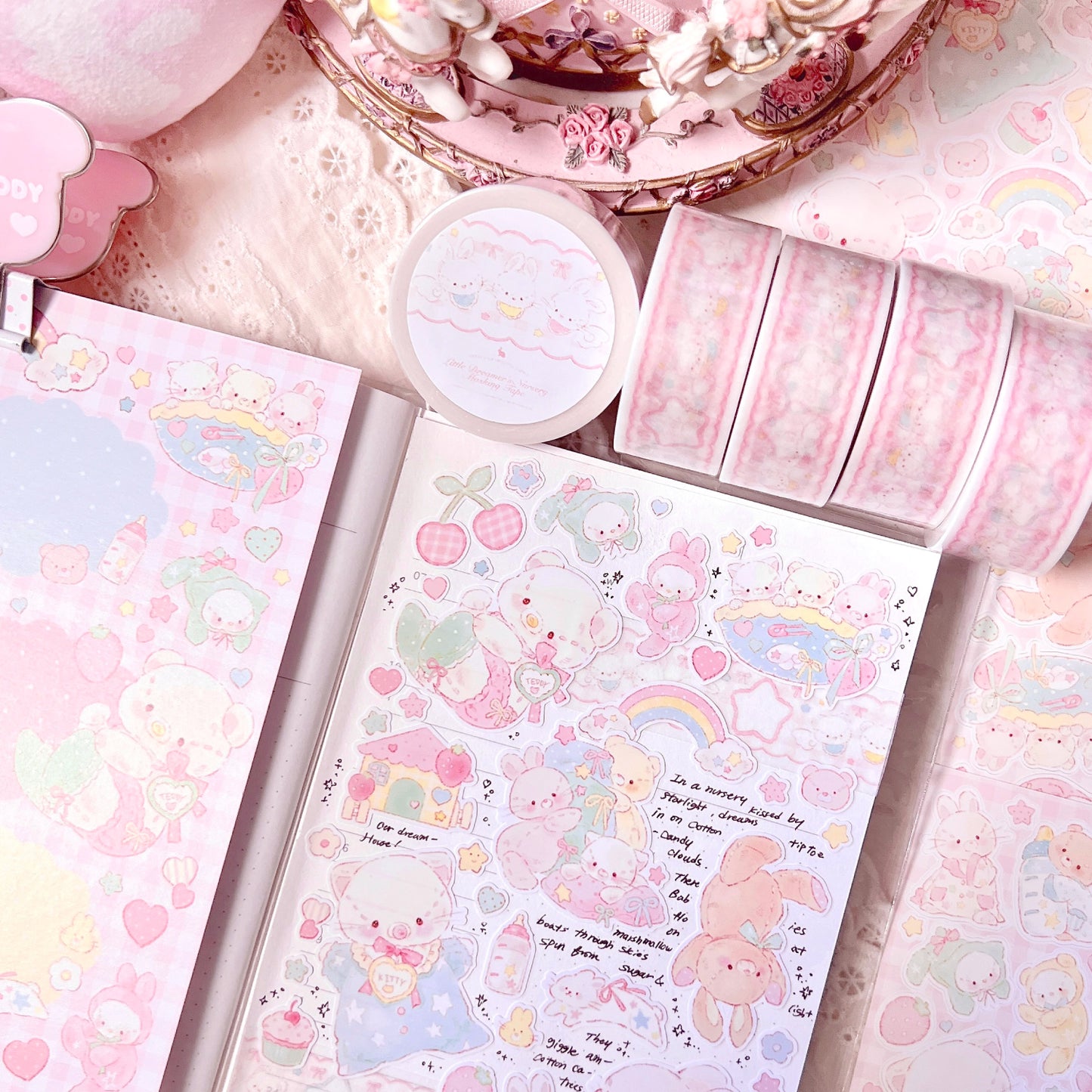 [DD35] NEW Dear Dolly 'Bebe Dolly' Sticker Pack (Pack/Singles)