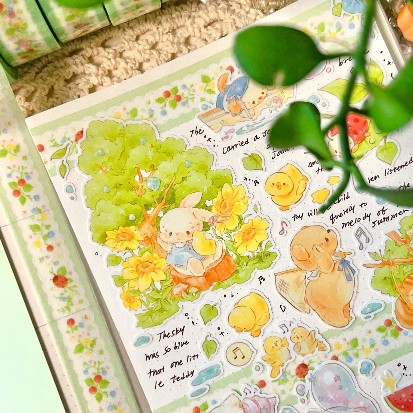 [DD48] NEW Dear Dolly 'Summer's Dewy Melody' Masking Tapes (Set/Singles)