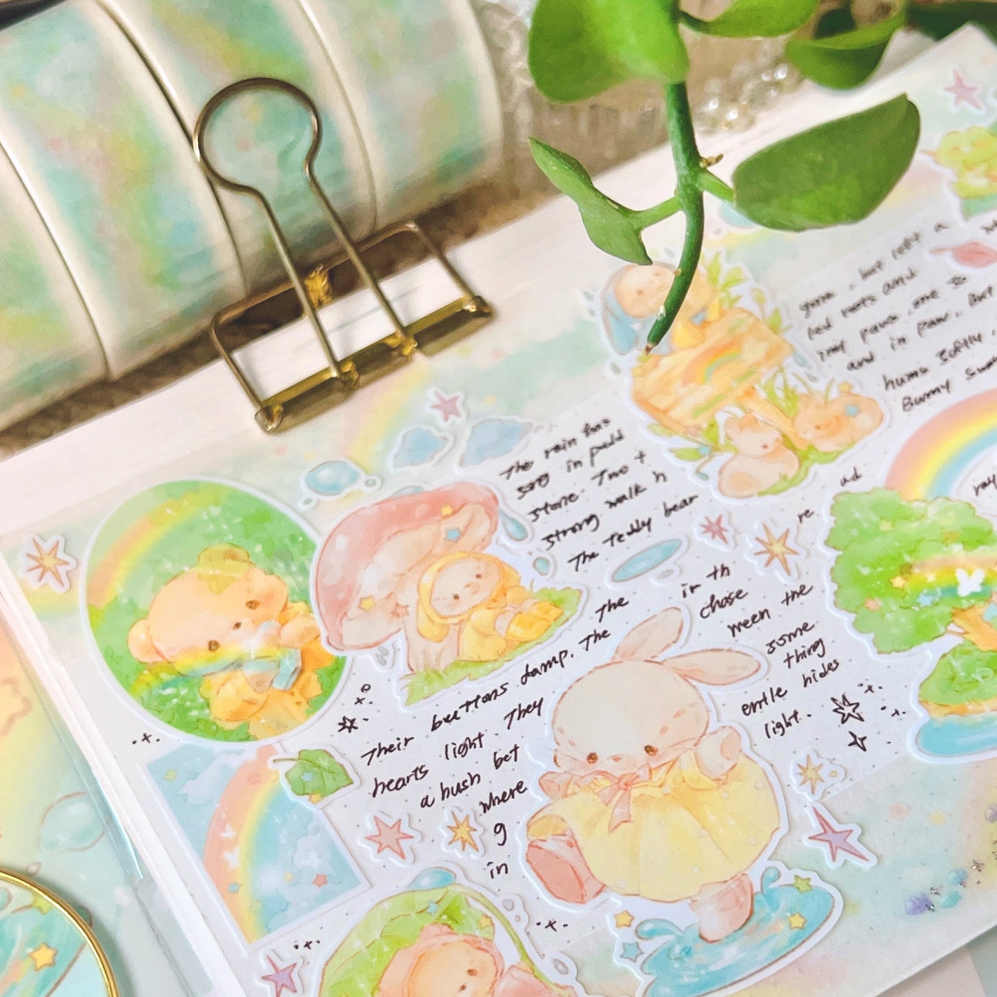 [DD48] NEW Dear Dolly 'Summer's Dewy Melody' Masking Tapes (Set/Singles)