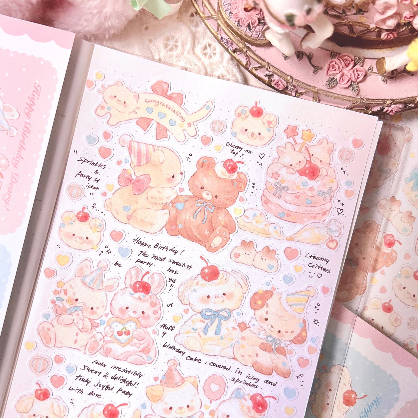 [DD35] NEW Dear Dolly 'Bebe Dolly' Sticker Pack (Pack/Singles)