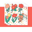 [MM21] Mong Mong Space Red Flowers Self-cut Sticker Pack