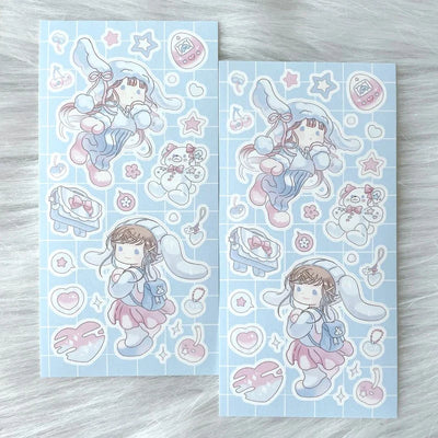 [Childhood Memories] Highteen Bunny Holographic Sticker Sheet