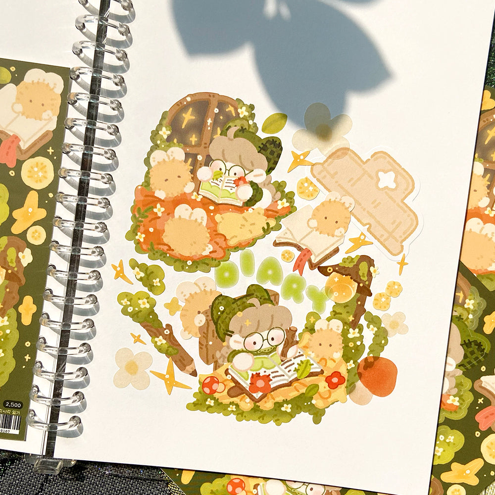 [JY06] Jeeyoom Fairytale Dakku Sticker Sheet Pack (Singles/Pack)