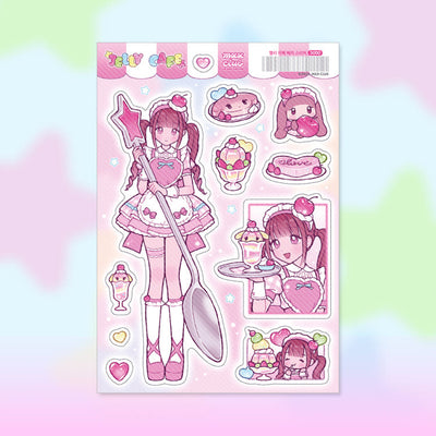 [MX77] Maxxie Club 'Jelly Cafe' Sticker Sheet (options)