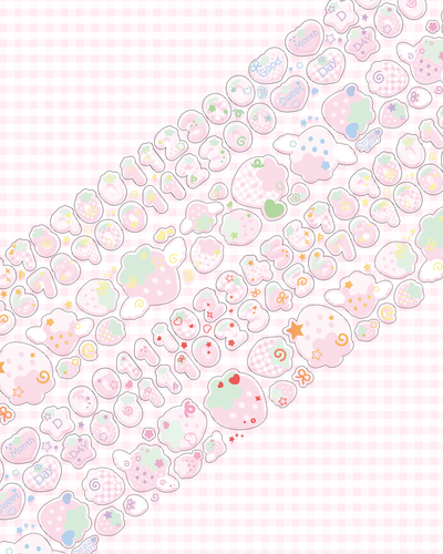 [SK38] NEW Seolkee 'Strawberry' Kisscut Masking Tapes (options)