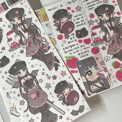 [MM63] Maimoi 'Devil Bakery' Sticker Sheet