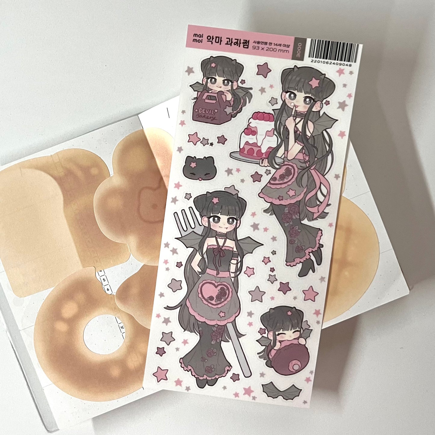 [MM63] Maimoi 'Devil Bakery' Sticker Sheet