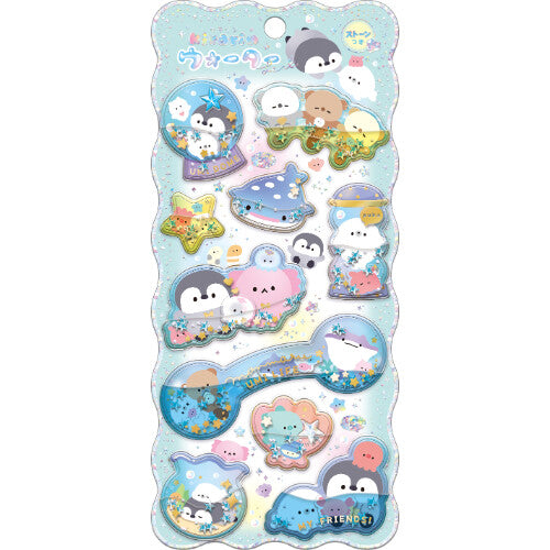 [Q-LiA] Kirarin Water Sticker Sheet (options)
