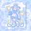 [KM12] NEW Kitch Much 'Momoiro/Mizuiro Angel' Sticker Sheet (options)