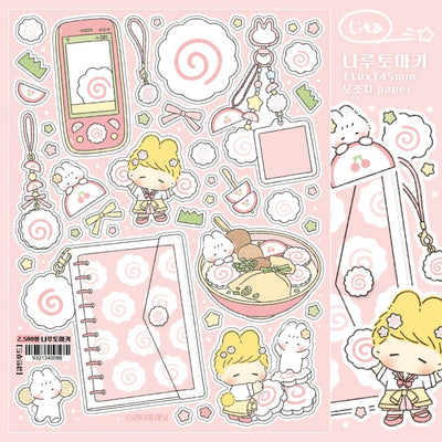 [LT57] Lita Planet Cute Food Sticker Pack