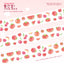 [MM96] NEW Maimoi 'Red Flavor!' Kiss-cut 3D Foil Masking Tape 25mm x 5m