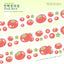 [MM97] NEW Maimoi 'Sparkly Tomato' Kiss-cut 3D Foil Masking Tape 25mm x 5m