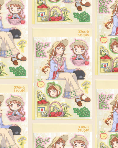 [JJ30] Jjong Studio 'Apple Orchard' Sticker Sheet
