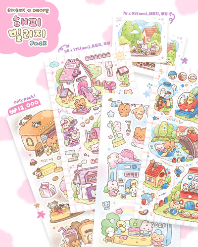 [MB30] NEW Maybean x Heeyane Collaboration Sticker Pack & Tape Set (options)