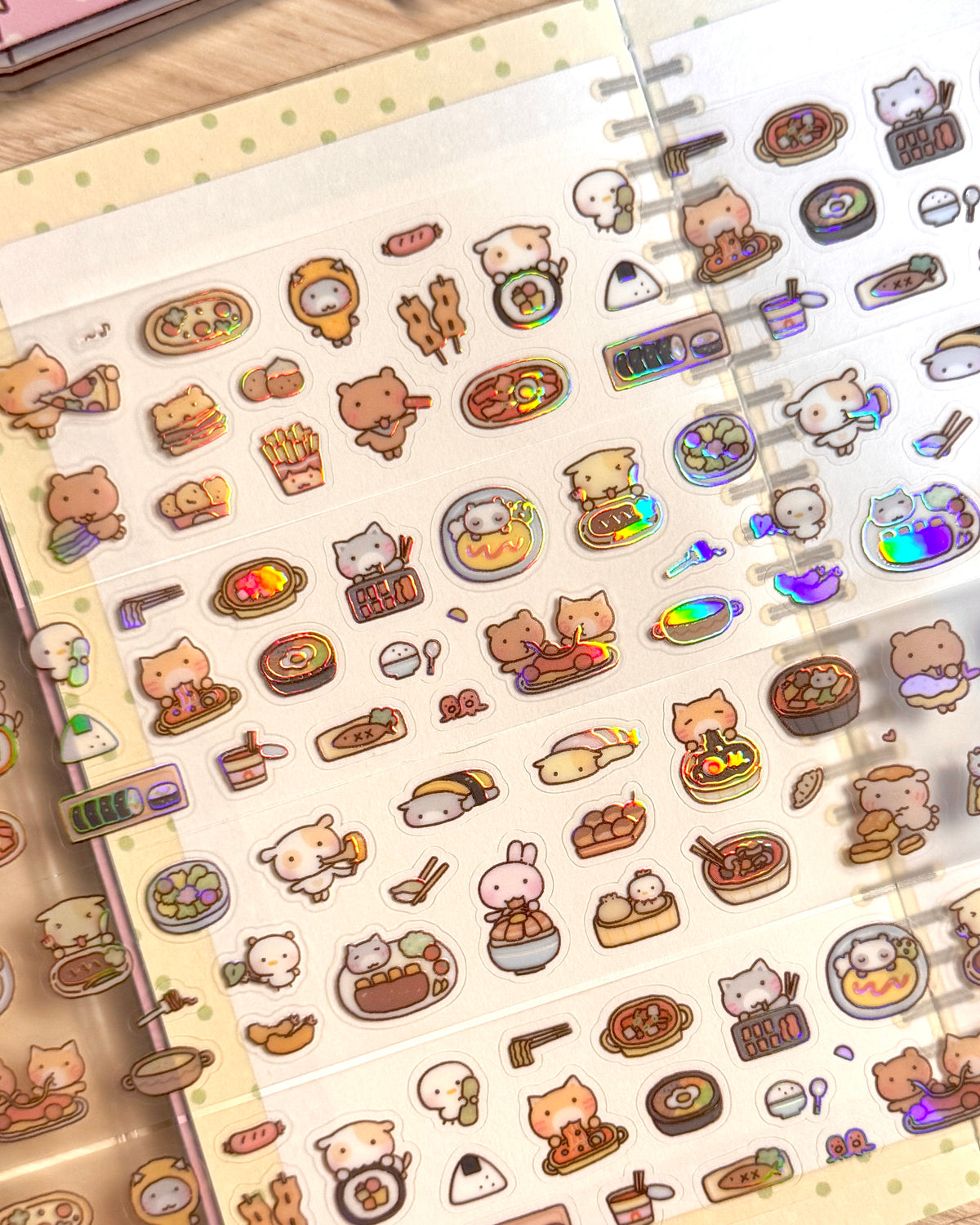 [MB53] NEW Maybean '3D Aurora Foil/Glitter Silver Foil' Kisscut Masking Tape (options)
