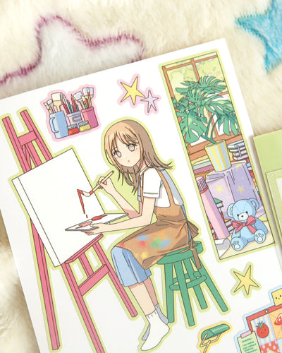 [JJ38] Jjong Studio 'Drawing' Sticker Sheet