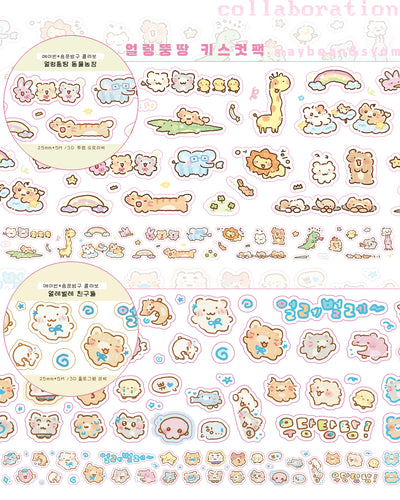 [SY60] NEW Syomsyom x Maybean Collaboration 'Sloppy' Masking Tape Set