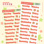 [MM85] NEW Maimoi 'Tomato Day/Number' Sticker Sheet (options)