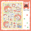 [DC133] Danchoo Crunchy Apple Sticker Pack (Single/Pack)