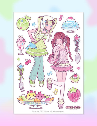 [MX76] Maxxie Club Seoul Illustration Fair Exclusive Sticker
