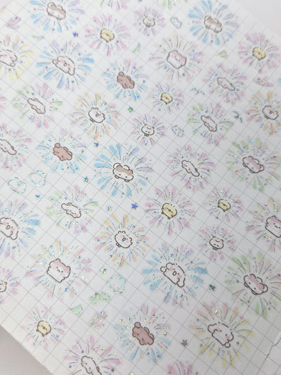 [NN09] NEW Nyung Nyung Shop 'Everyone Together! Pang Pang 2' Kisscut Masking Tape